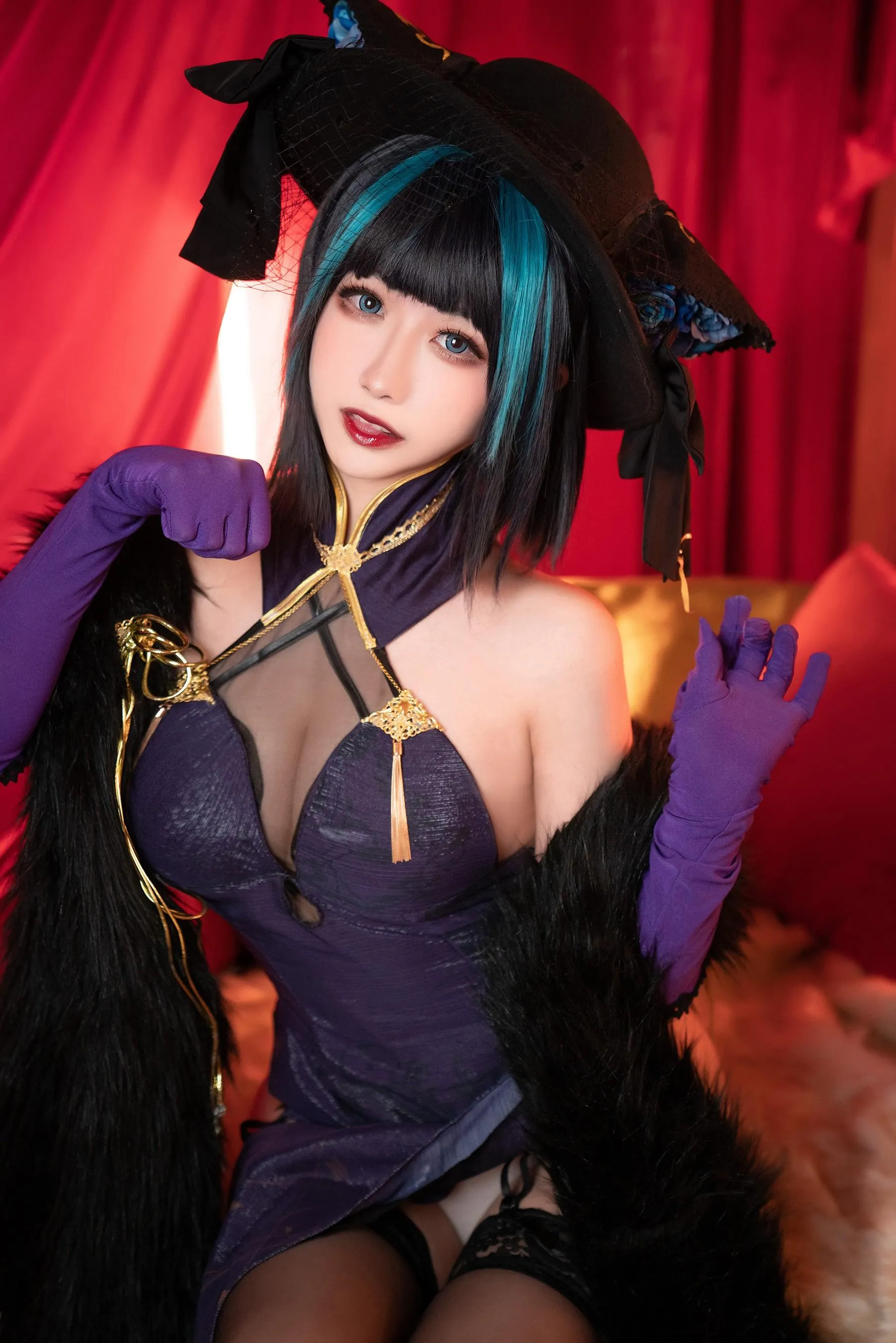 Momoko葵葵 – NO.37 碧蓝航线柴郡 音乐绚烂CaitSith [16P]插图9